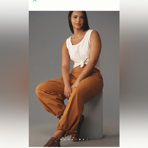 Anthropologie NWT size XS, runs slightly large, Pilcro utility pants w/tie ankle - Picture 16 of 16